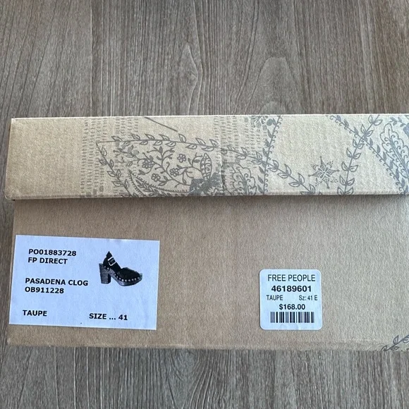 Free People Pasadena Wooden Platform Clog Sandals Womens 10 / EU 41 EUC - Picture 10 of 12